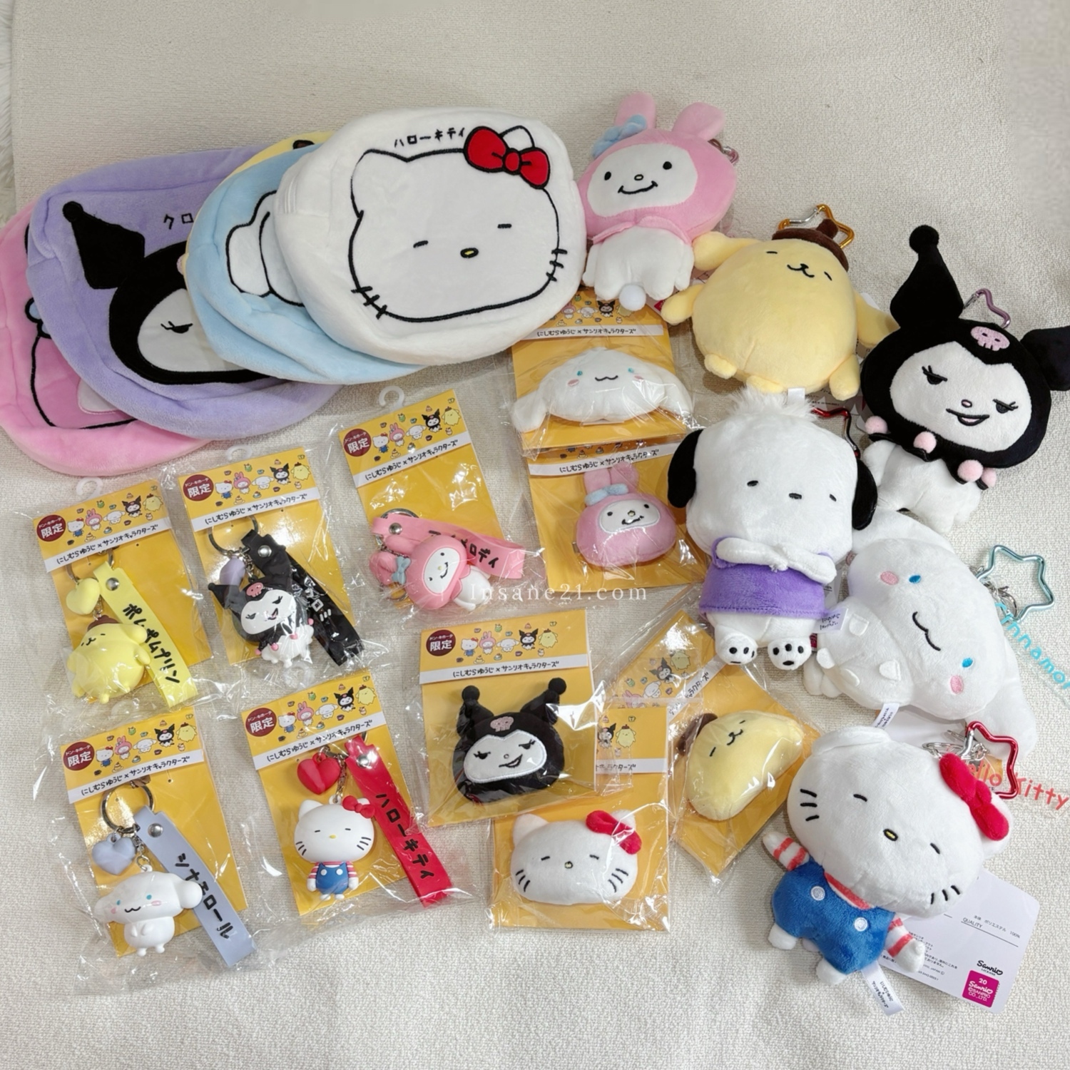 西村裕二 x 三麗鷗 多款週邊 聯名款 吊飾 收納包 髮夾 NISHIMURA YUJI x SANRIO