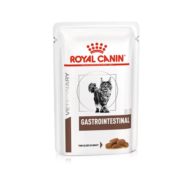 Royal Canin - 獸醫配方 - Gastro Intestinal (GI32) 成貓腸胃處方袋裝濕包 (肉汁) 85g (原箱12包)