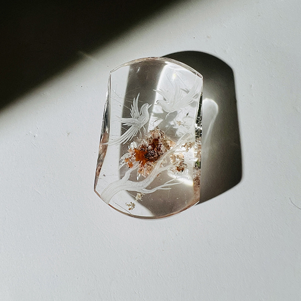 ✨破格✨絶品‼️水晶☆噴水☆天然石⭐︎ファウンテン☆秘蔵品⭐︎1177g 幽靈水晶雷雕牌｜突破現狀步步高升｜果石Fruition Mine