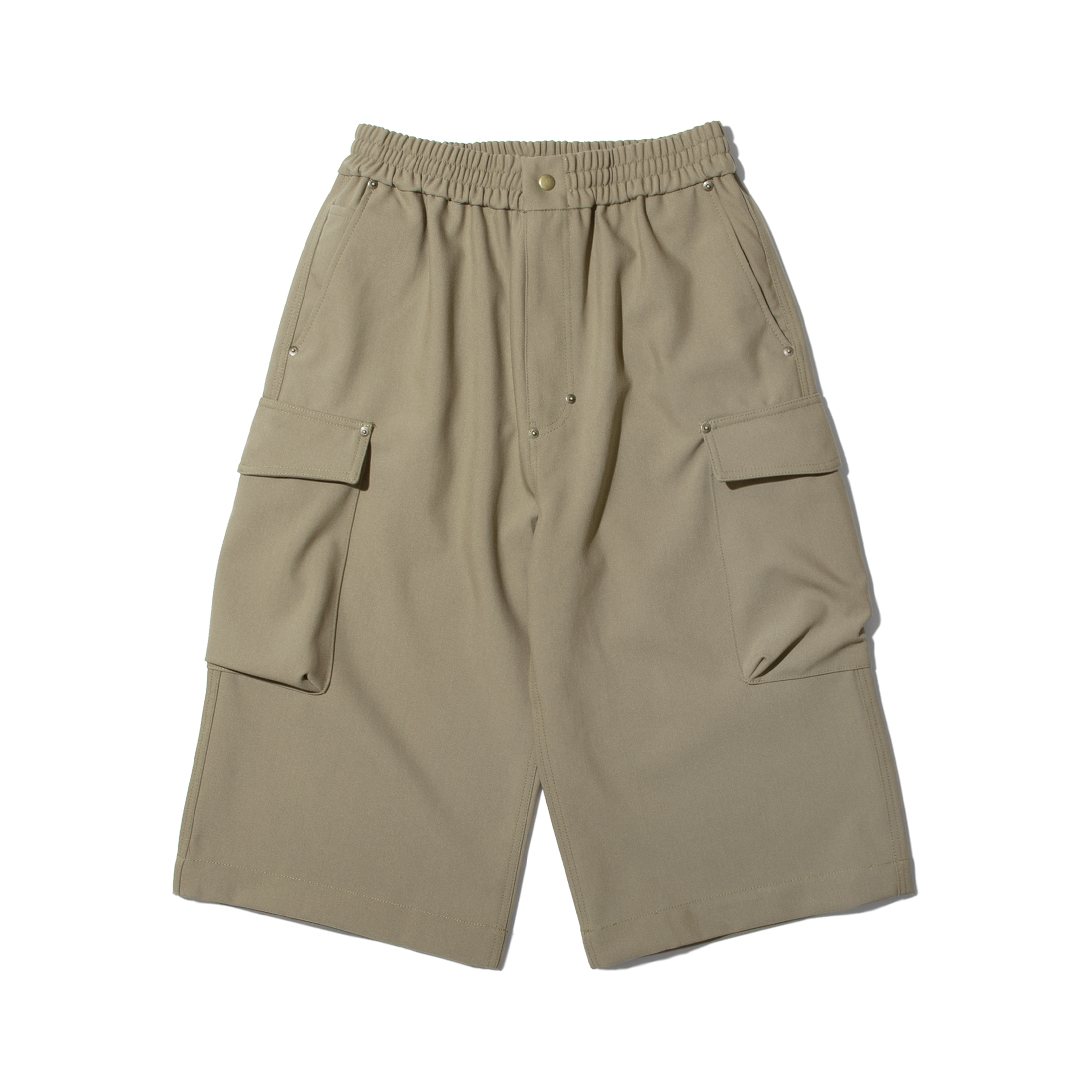 nul1.org Biofrost Mix Wool Shorts Khaki [nu-P39]