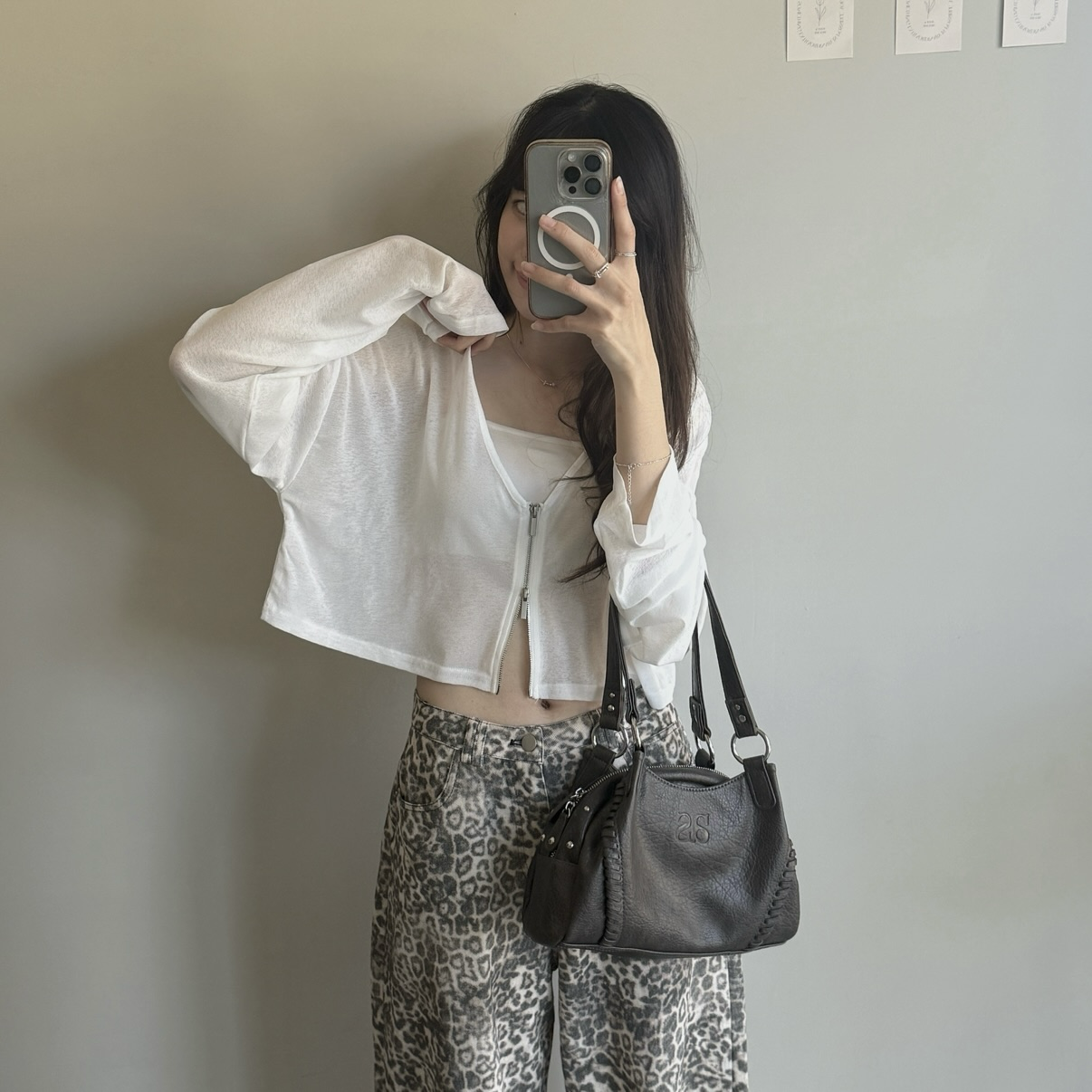 小方糖拉鍊上衣