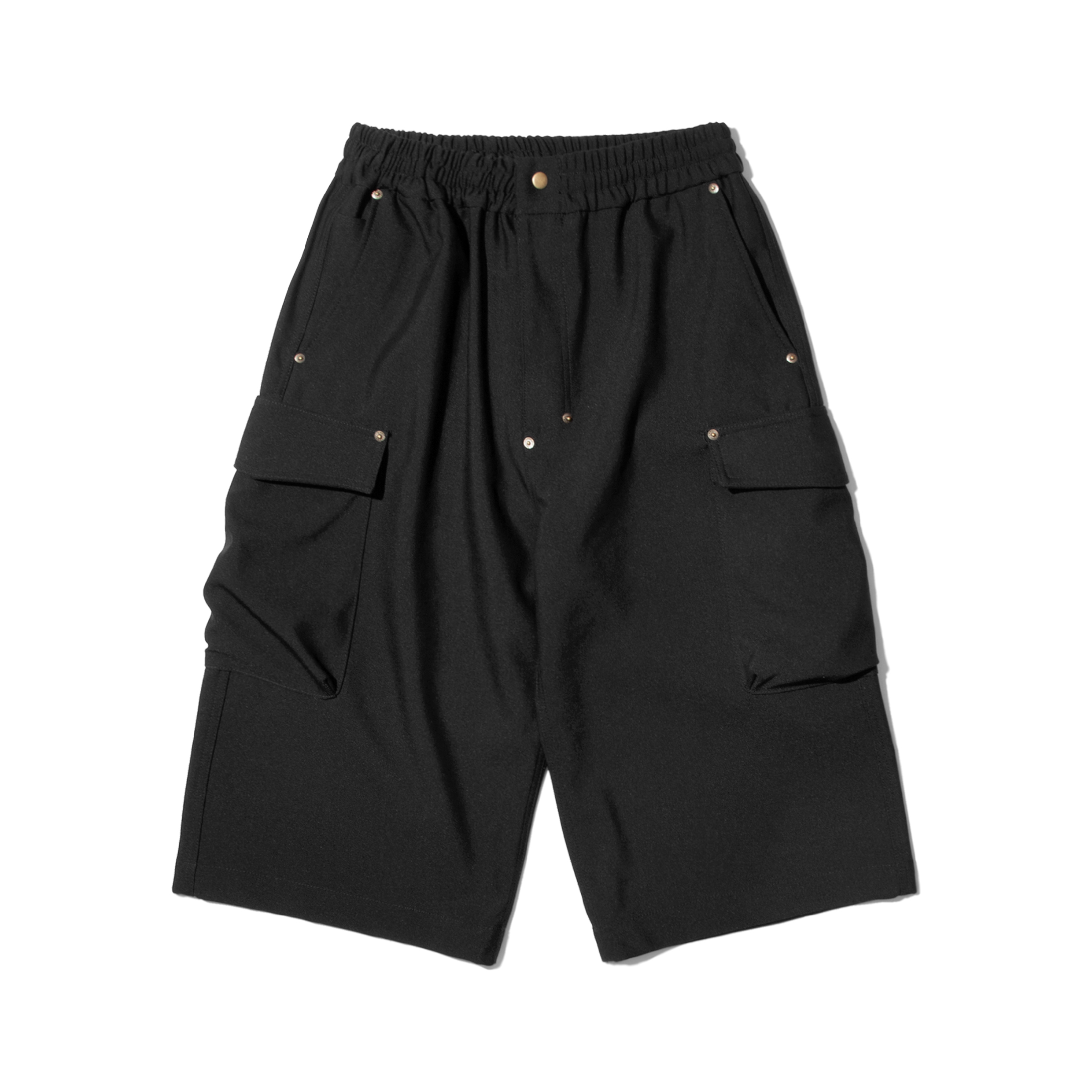 nul1.org Biofrost Mix Wool Shorts Black [nu-P40]