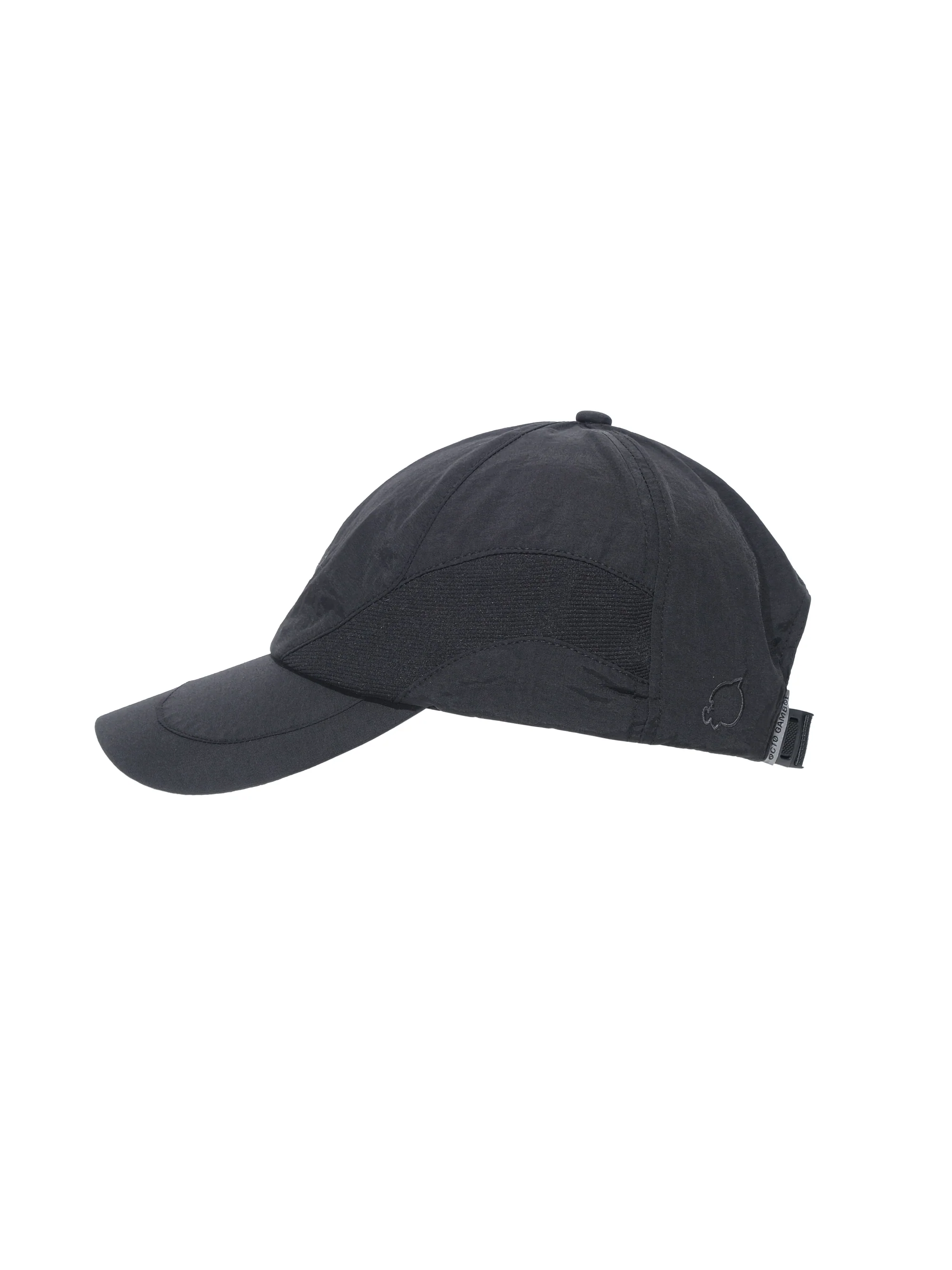 S25-OL-C Octo x Lonely.crocodile Scaled Curve Cap - Black
