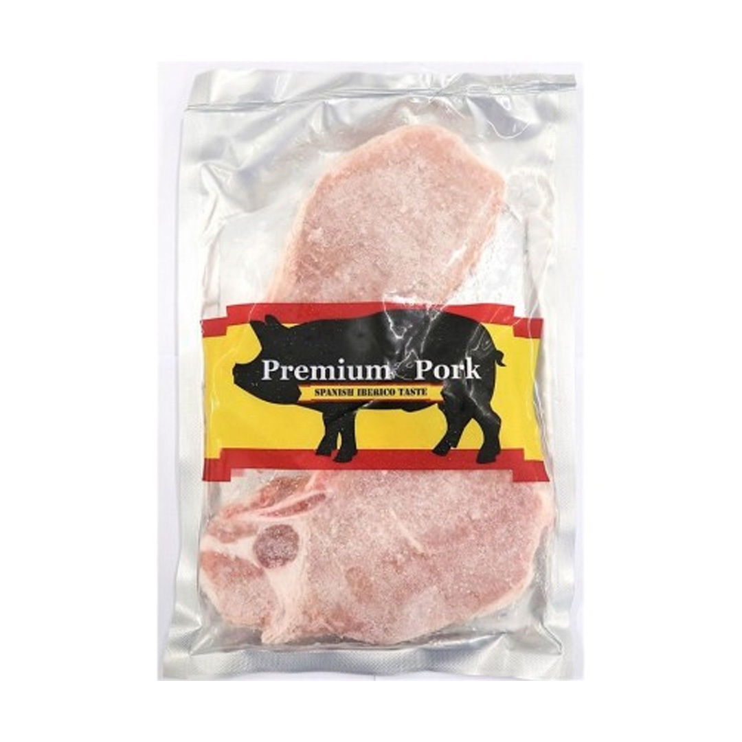 西班牙保濕有骨豬扒, (1份), (350g), (急凍(-18度))