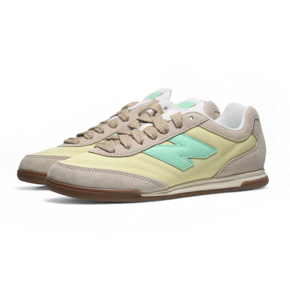 NEW BALANCE 休閒鞋 RC42 灰黃綠 麂皮 焦糖底 復古 德訓鞋 女 URC42GB