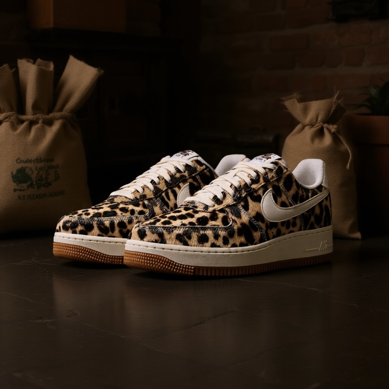 NIKE AIR FORCE 1 LOW CHEETAH PRINT 豹紋 咖啡色 休閒鞋 空軍一號 IB7695-200