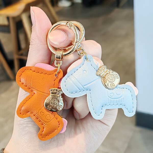 草屯院|馬上有錢萌系鑰匙圈