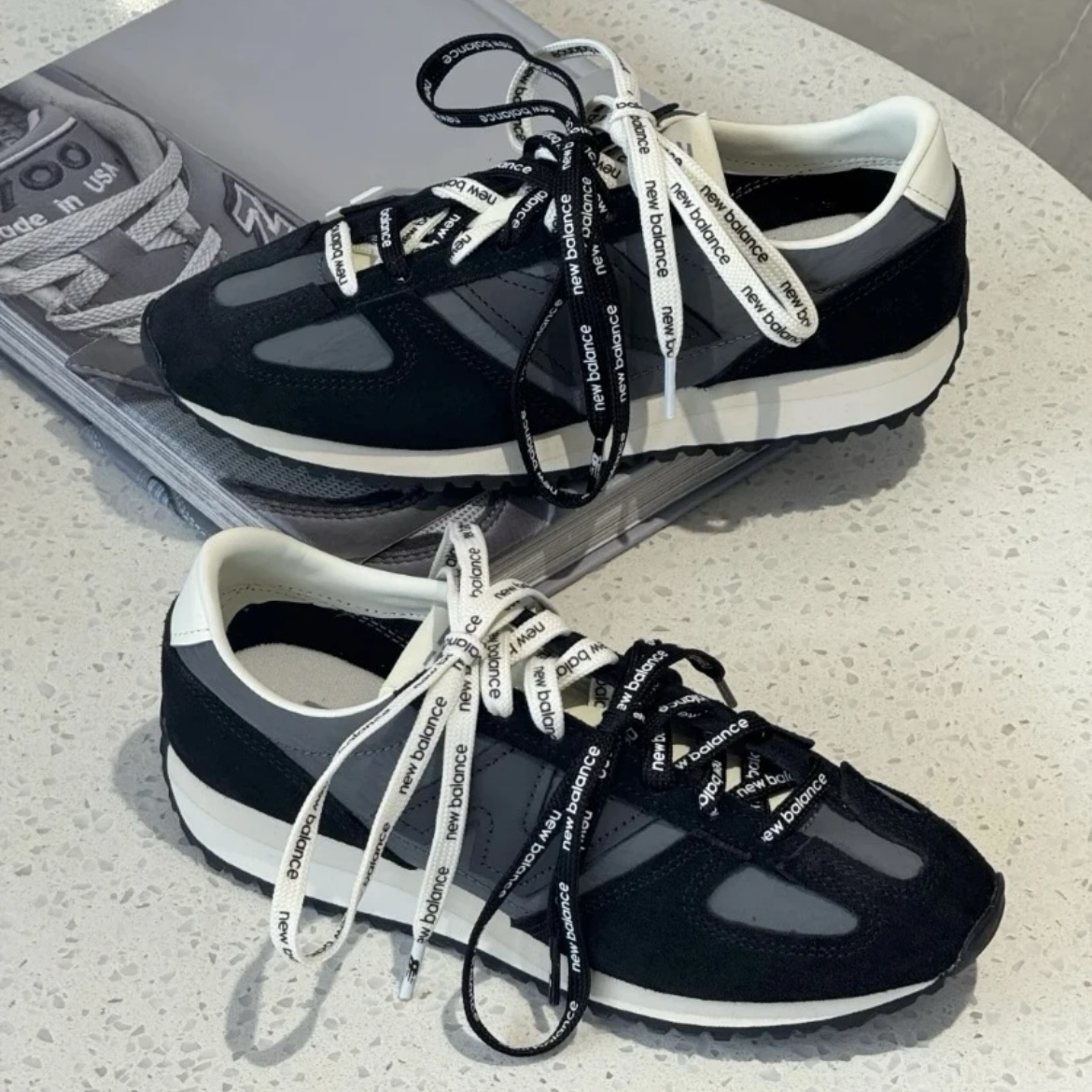 New Balance NB 471 深灰黑 復古 麂皮 休閒鞋 男女鞋