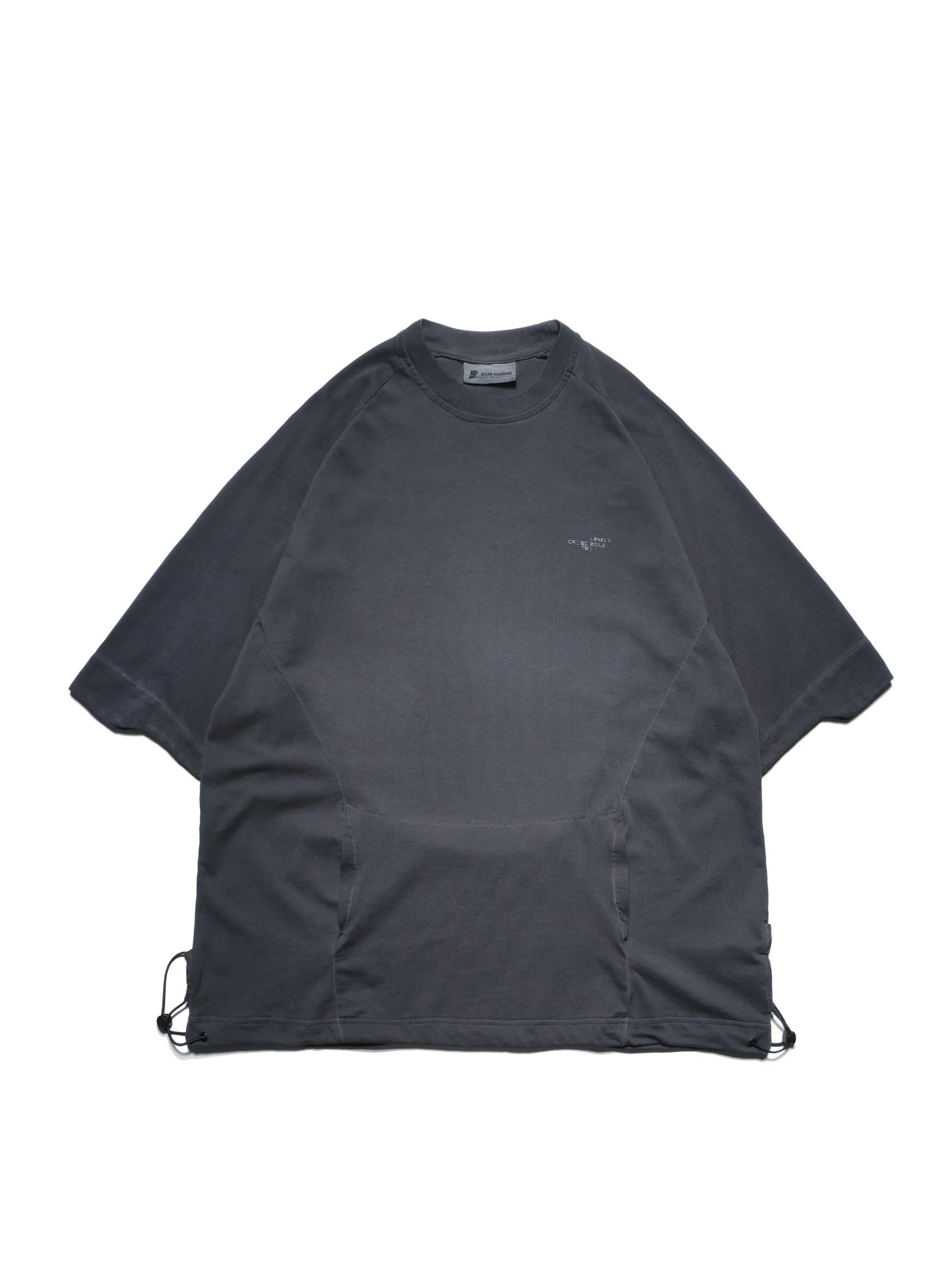 S25-OL-T Octo x Lonely.crocodile Silent Motion Graphic Tee - Black