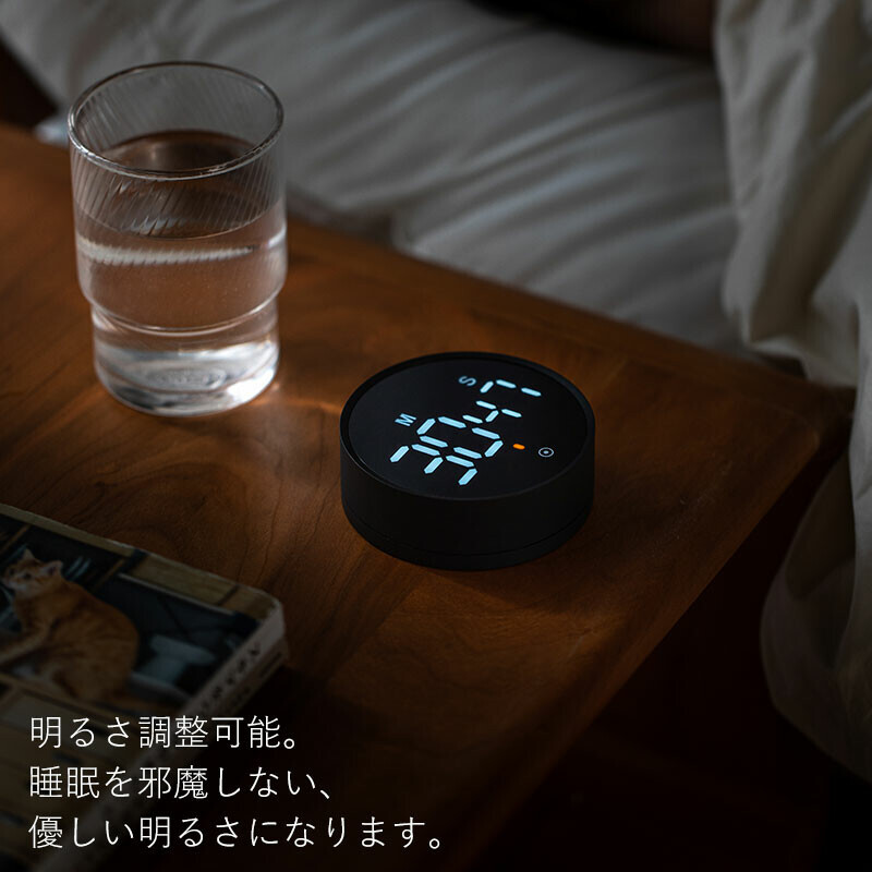 日本霜山簡易旋轉磁吸式大螢幕計時器