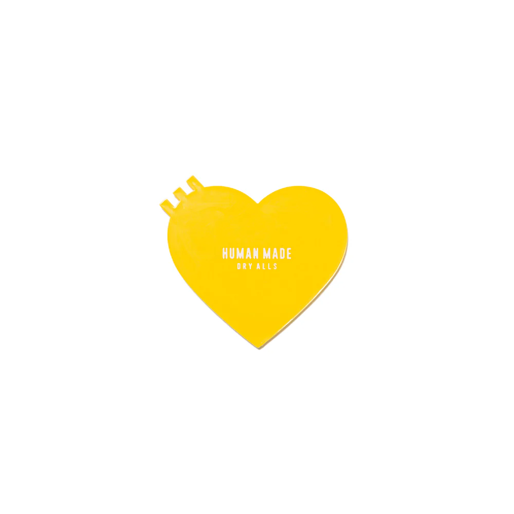 Human Made Heart Rubber Coaster - Yellow| HM29GD109