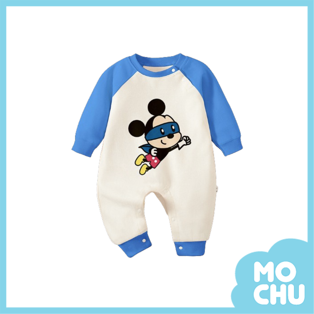 超人米奇長袖連身衣