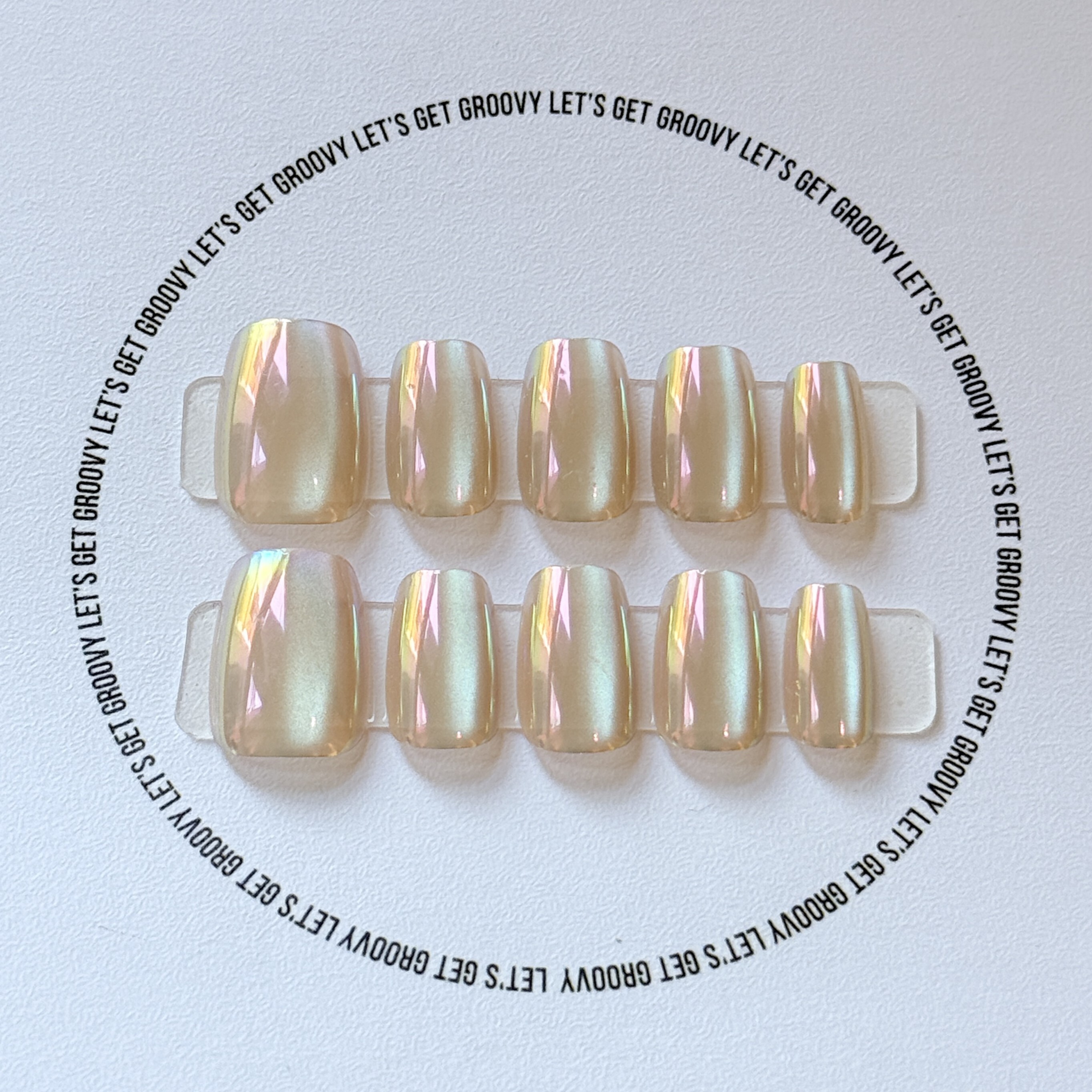 Slay ︳Aurora。Milky White and Light Orange (Two Color)