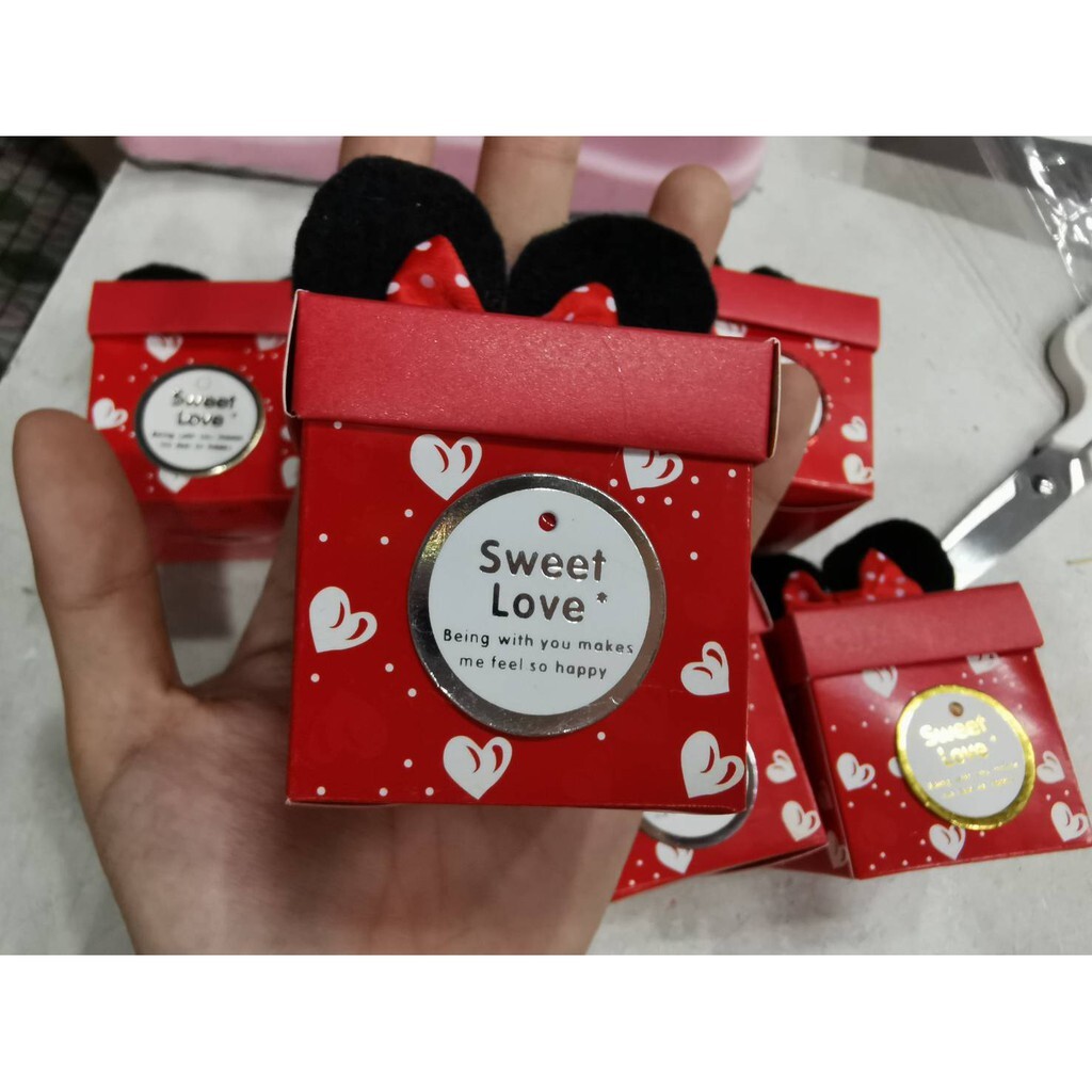 【台灣現貨速發】一個8元'''米妮四方喜糖盒''