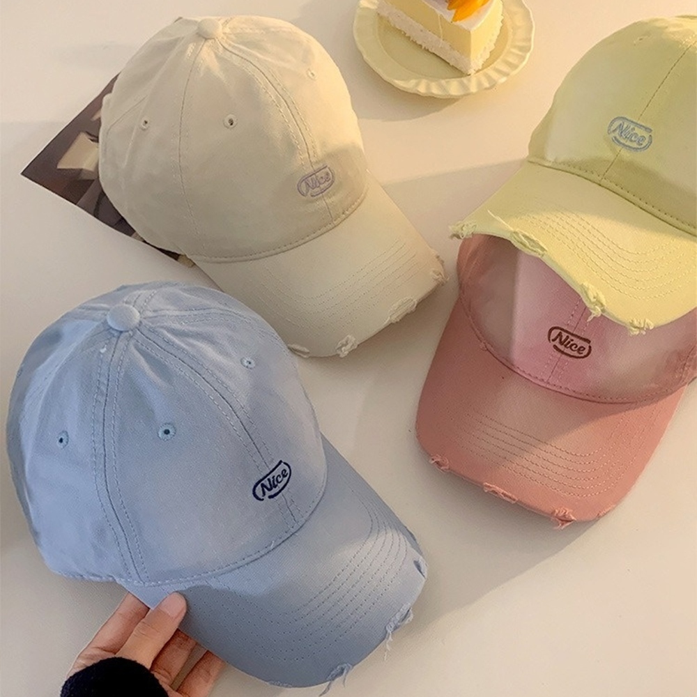 鴨舌帽 老帽 刷舊 遮陽帽 防曬帽 帽子 棒球帽 帽子女 漸層 119