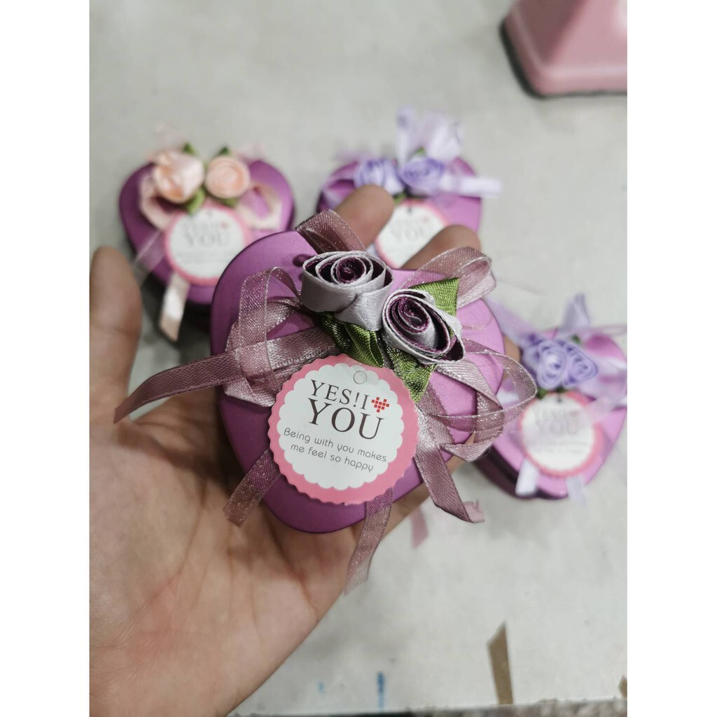 【台灣現貨速發】心型小鐵盒『特價品』｜婚禮小物 禮物盒 裝飾心型小鐵盒