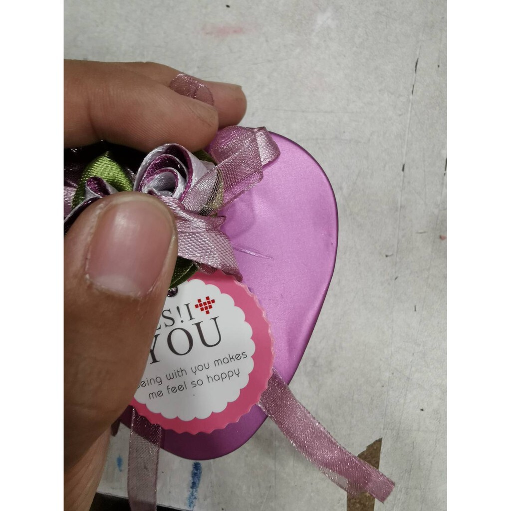 【台灣現貨速發】心型小鐵盒『特價品』｜婚禮小物 禮物盒 裝飾心型小鐵盒