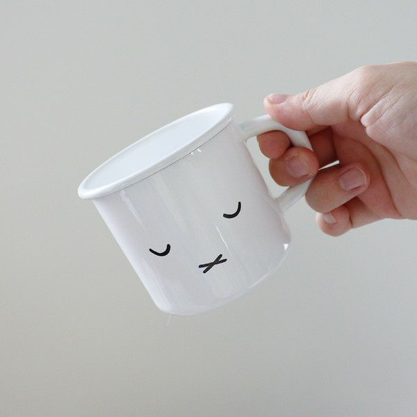 琺瑯馬克杯∣趣味系列 閉眼款∣日本 miffy