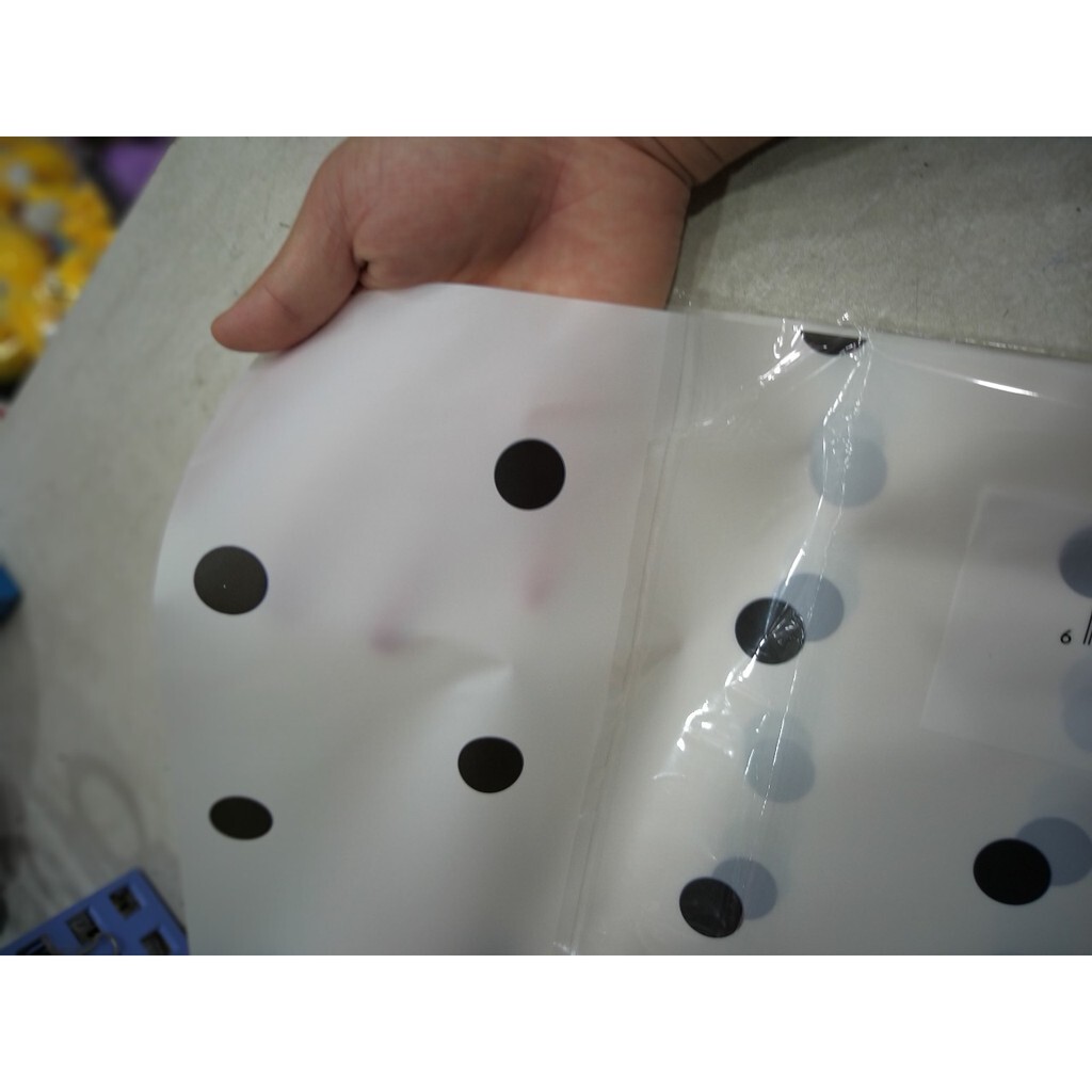 【台灣現貨速發】一包20張120元 韓風白底黑點霧面紙 包裝紙