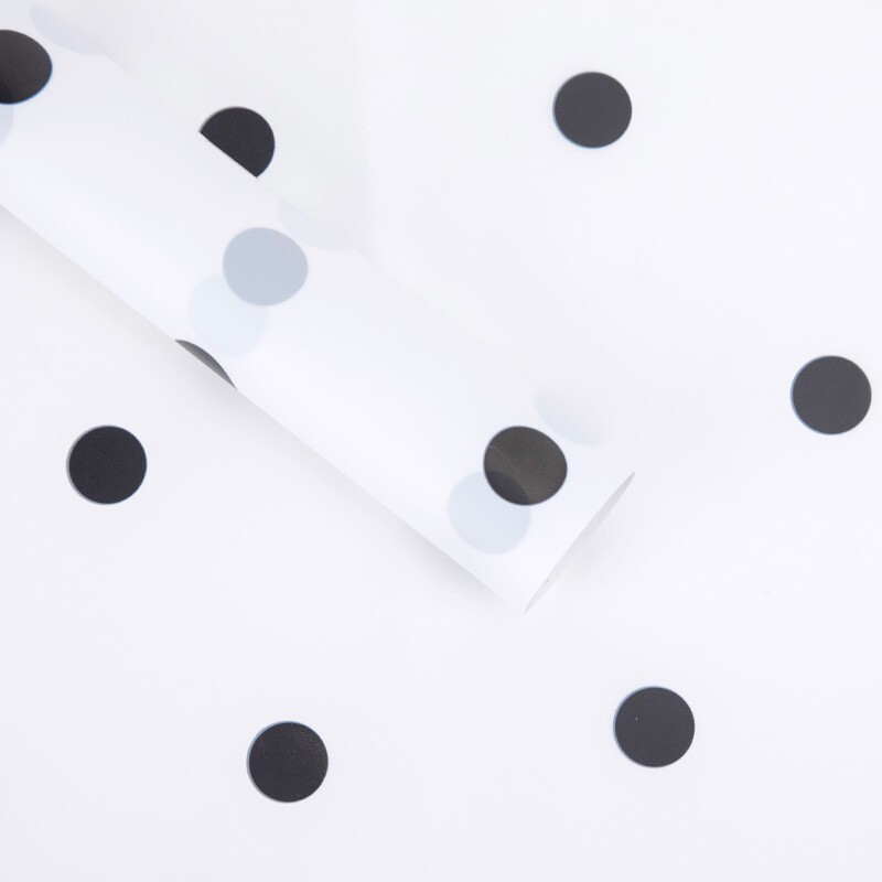 【台灣現貨速發】一包20張120元 韓風白底黑點霧面紙 包裝紙