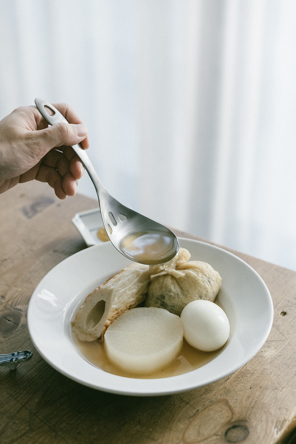 日本製Reie完美弧度大容量瀝汁湯勺