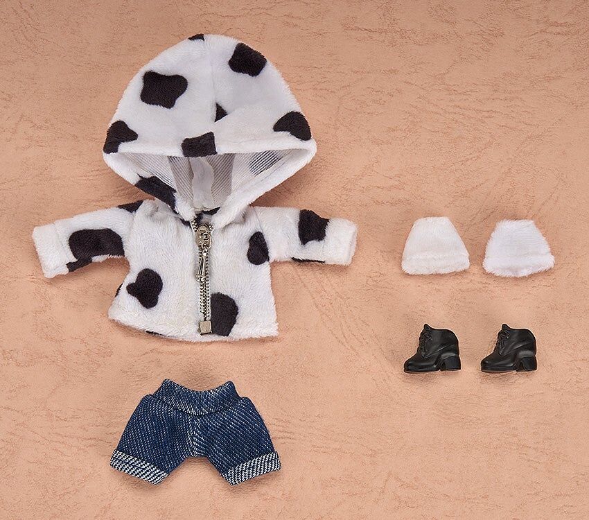 黏土娃 服裝套組 動物連帽衫 牛奶/咖啡牛奶 Nendoroid Doll Outfit Set: Animal Hoodie Milk/Coffee Milk