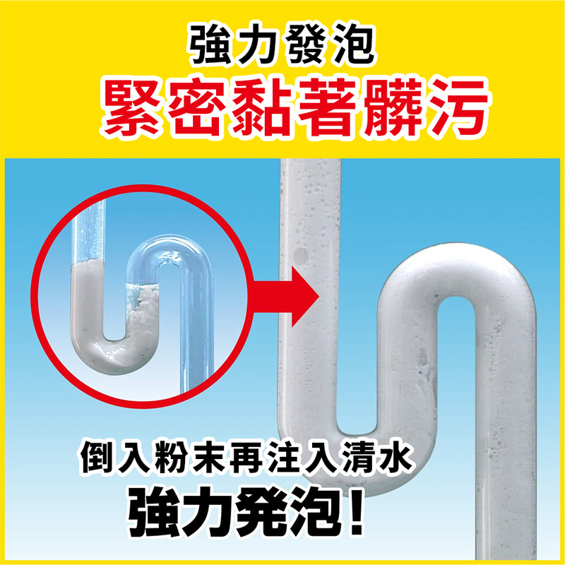 日本製Johnson Pipe Unish 激泡浴廁廚房排水管清潔除箘粉