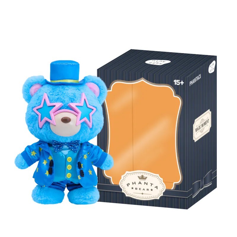 Phantaci 范特熊 - 粉藍魔術師毛絨公仔 中號 PHB-016