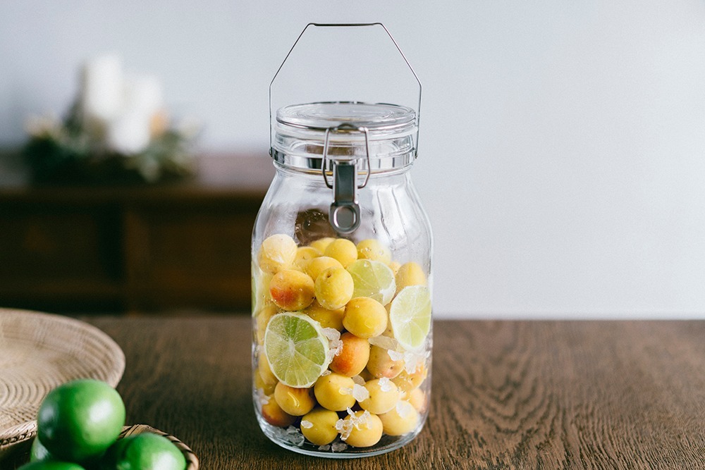 日本製星硝把手玻璃密封罐