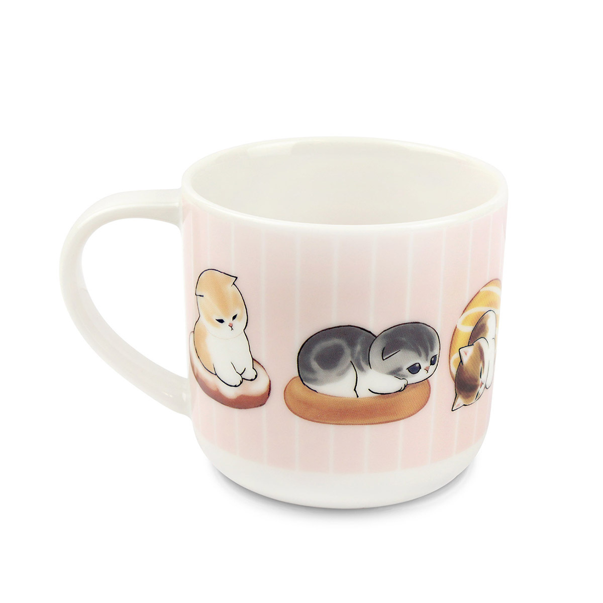 日本Yamaka mofusand 350ml 瓷器耳杯 -甜甜圈 -MFS12-11