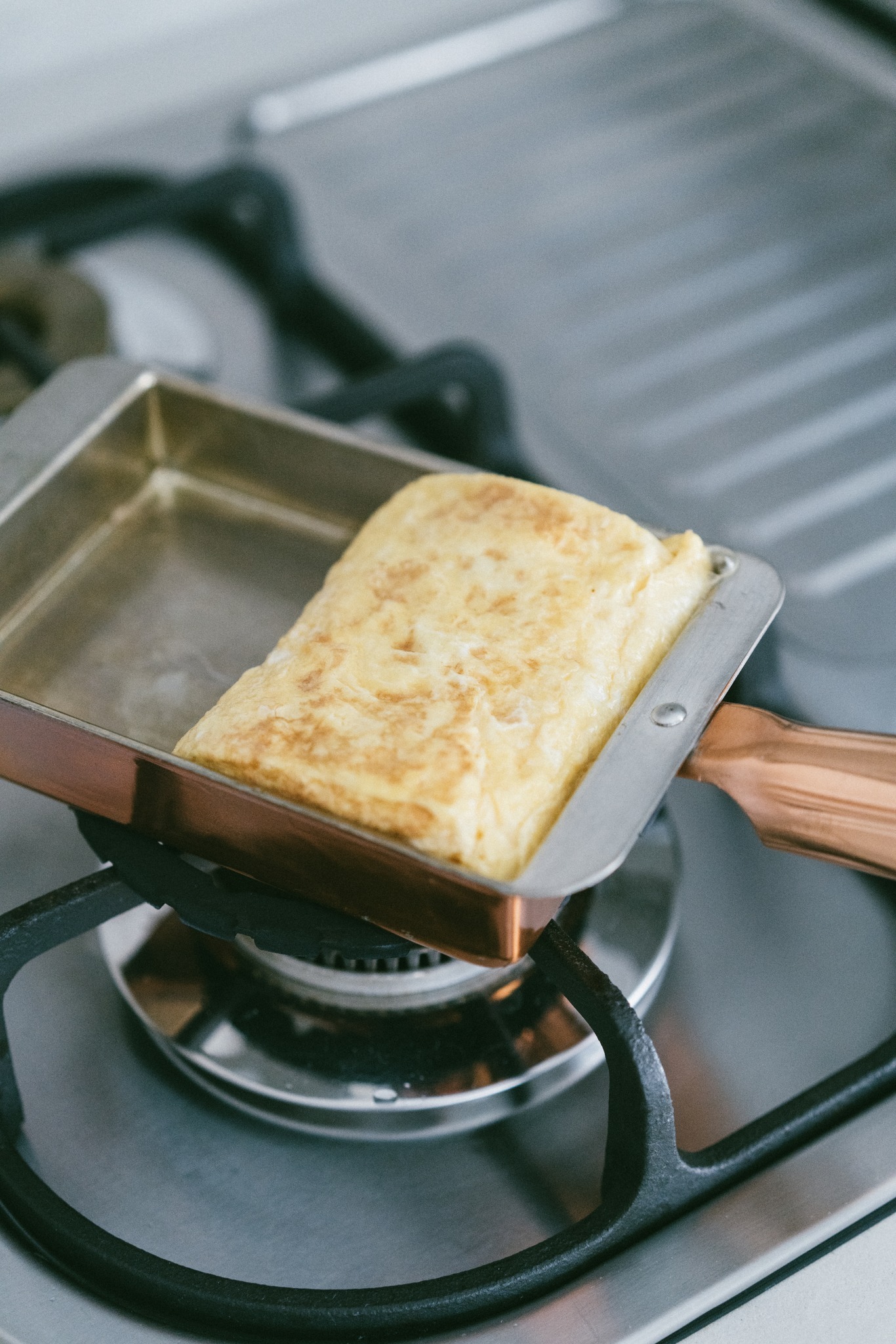日本製免養鍋免開鍋超級不沾純銅玉子燒鍋