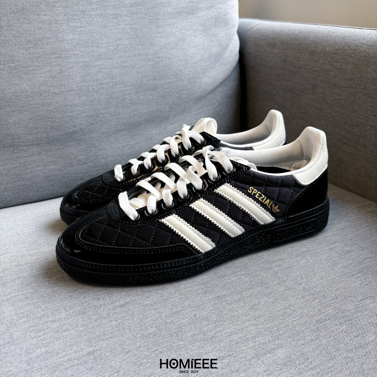 Adidas Handball Spezial 小香風 菱格紋 黑色 白色 銀色 女鞋 [JP5669] [KJ0853] [KJ0854]