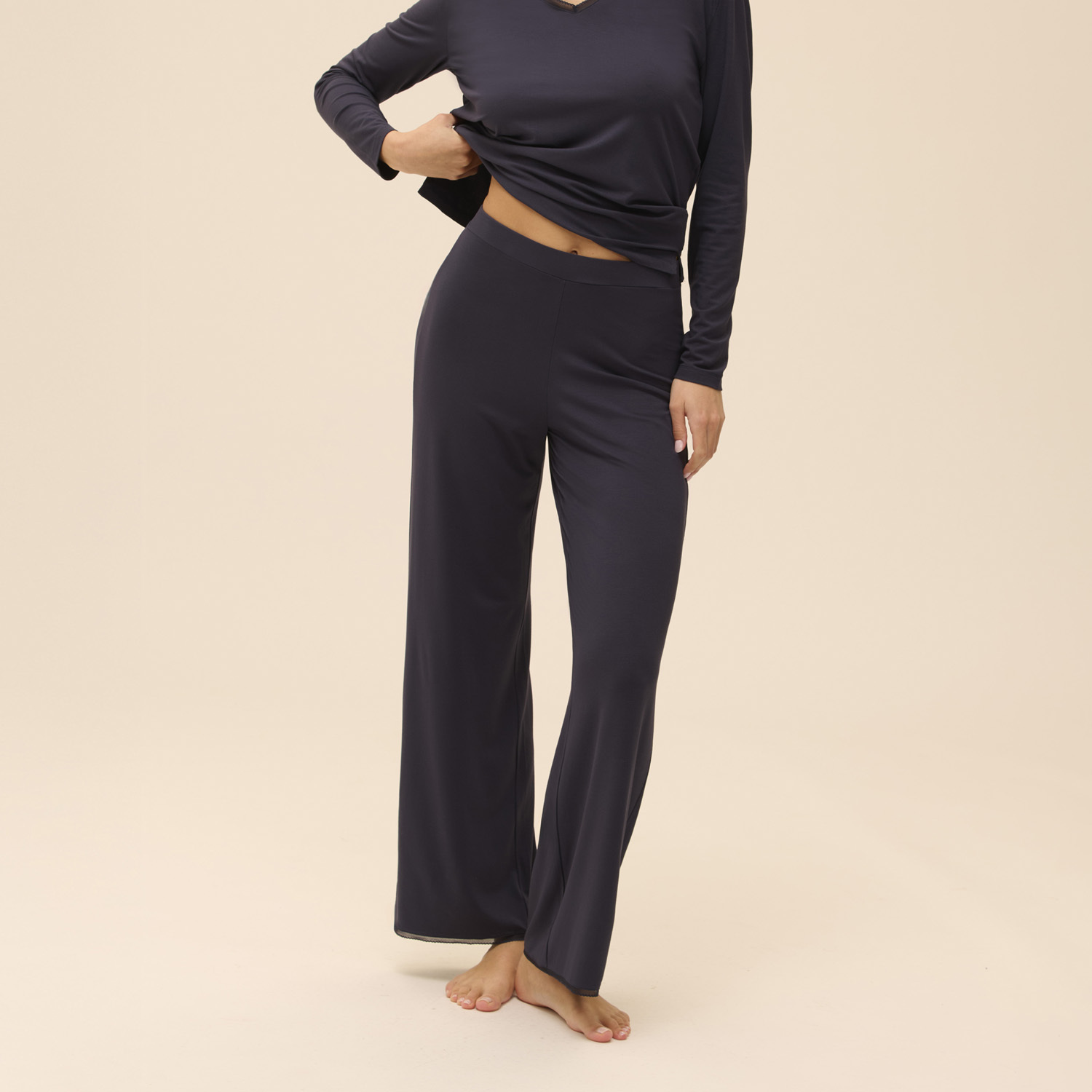 AURORE 黎明 長褲 月光藍