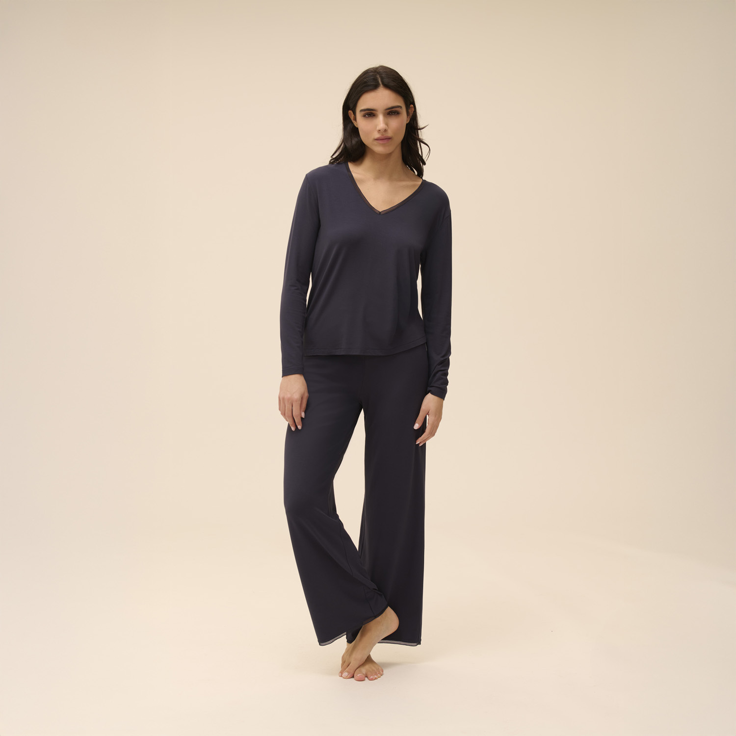 AURORE 黎明 長褲 月光藍