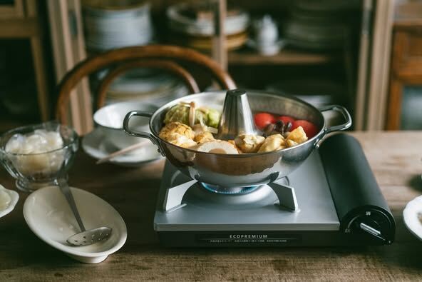 日本製復古錘目不鏽剛涮涮鍋