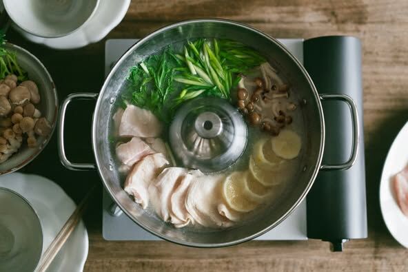 日本製復古錘目不鏽剛涮涮鍋