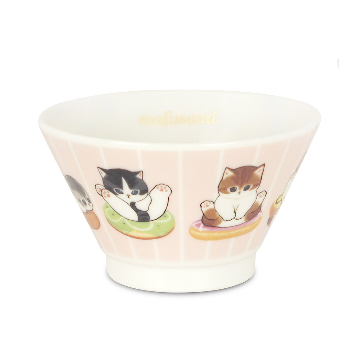 日本Yamaka mofusand 200ml / D10cm瓷器碗 -甜甜圈 -MFS12-352