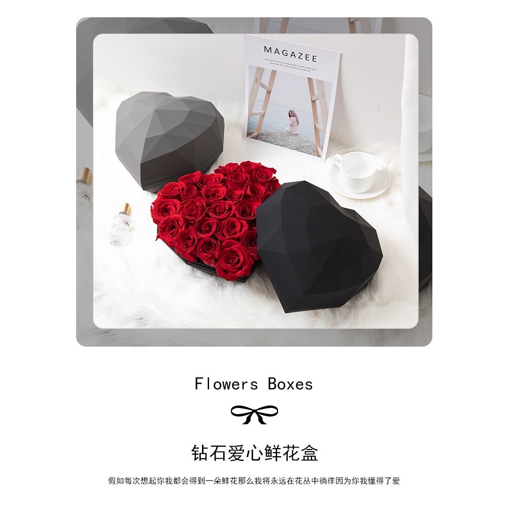 【台灣現貨速發】愛情鑽石心盒///禮物盒