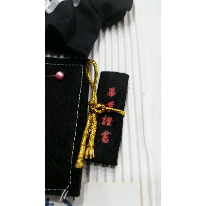 【台灣現貨速發】5吋13公分玩偶穿的畢業學士服(/流蘇/畢業學士服+證書)