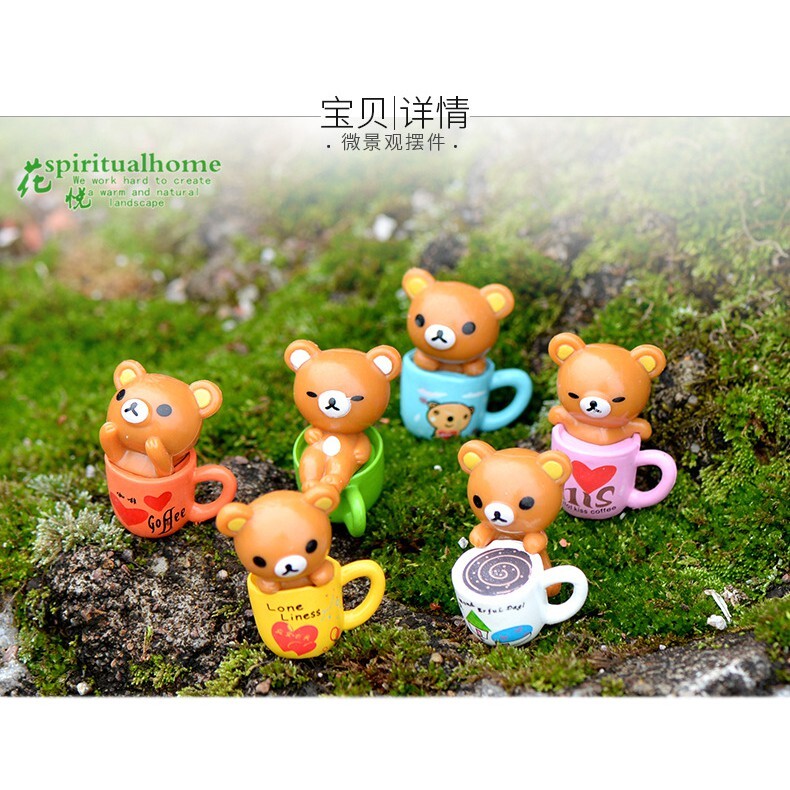 【台灣現貨速發】杯子拉拉 多肉植物 微景觀小公仔 小玩偶