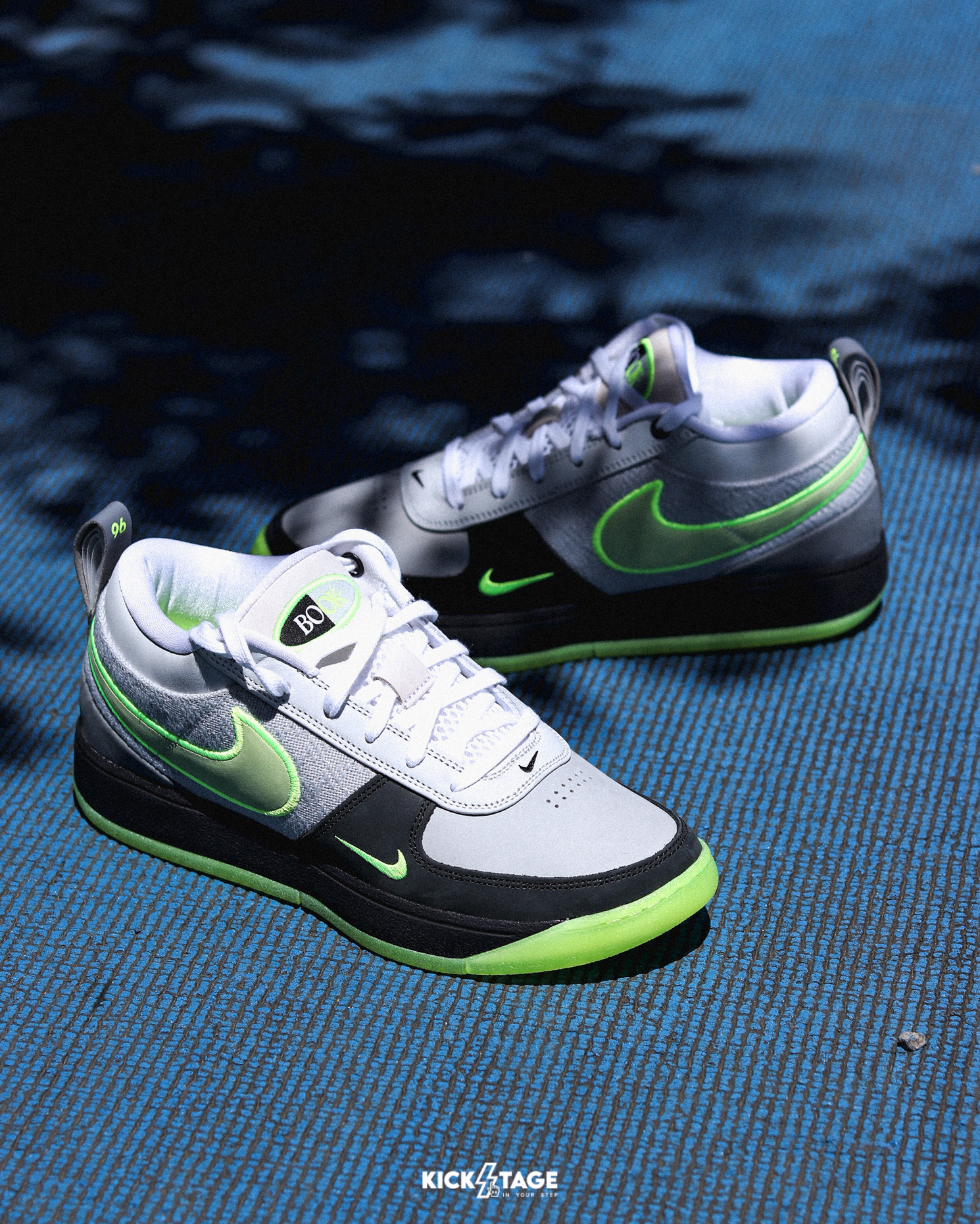 男鞋 NIKE BOOK 1 95 EP 'AM Neon' 灰綠黑 緩震 運動 實戰 籃球鞋【IO9704-001】CHAPTER ONE