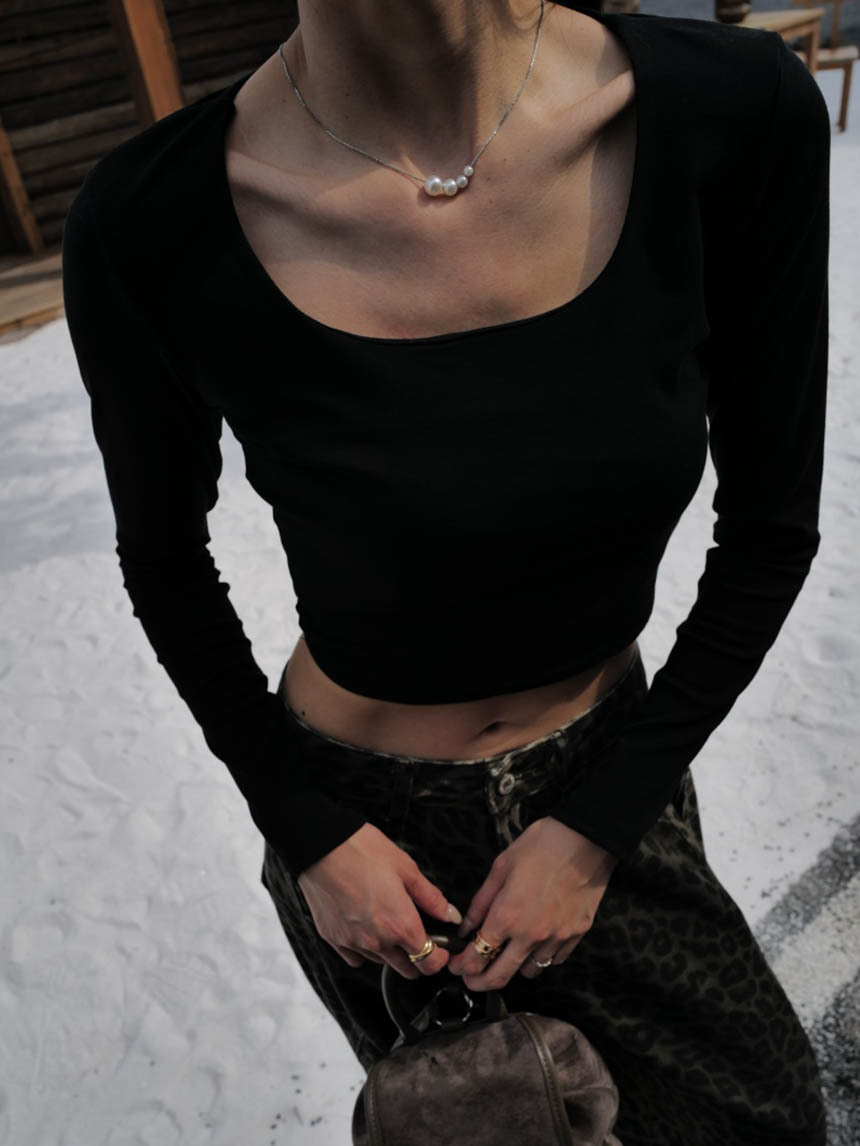 方領基礎上衣*4色