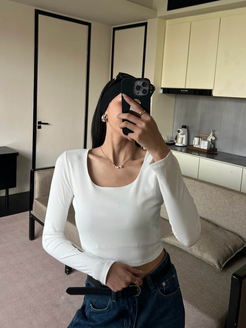 方領基礎上衣*4色