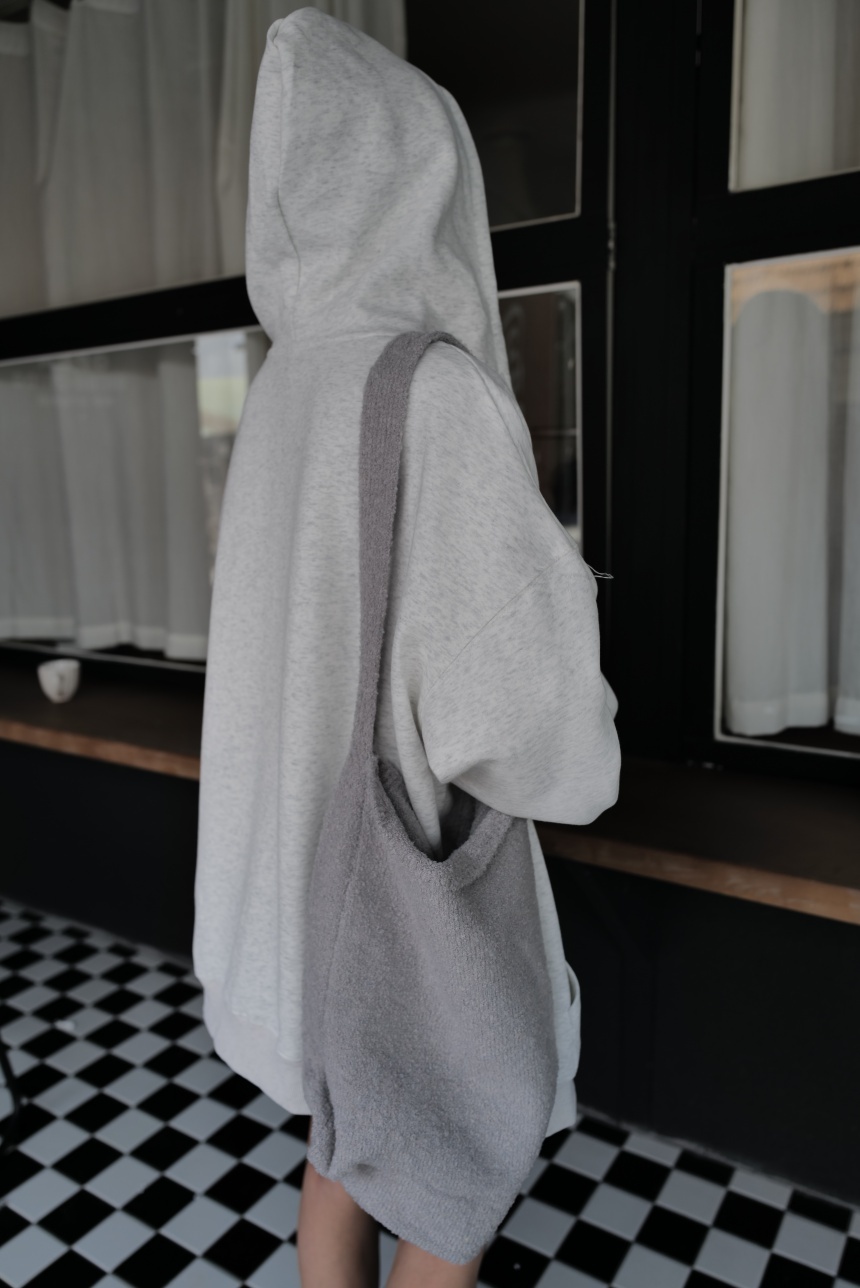 針織購物單肩包*4色