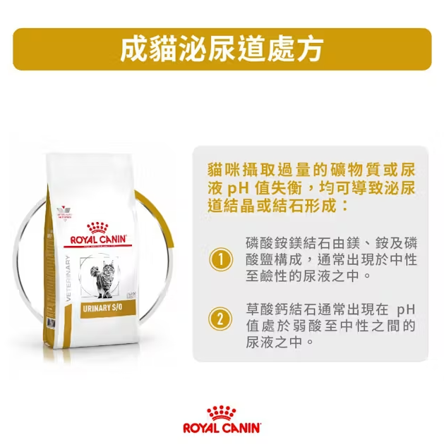 Royal Canin - 獸醫配方 - Urinary S/O(LP34)  成貓泌尿道處方乾糧