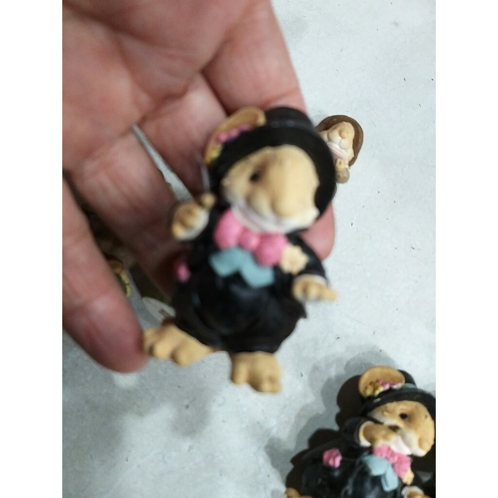 【台灣現貨速發】小老鼠 玩偶 多肉植物 微景觀小公仔 公仔