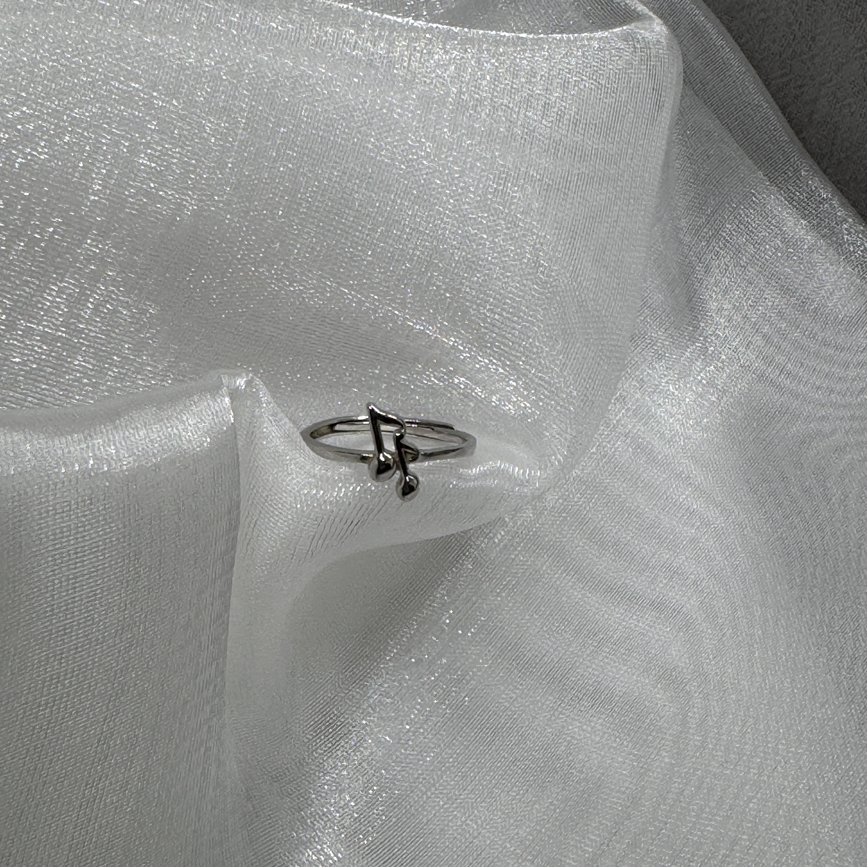 樂符戒 – 純銀戒指