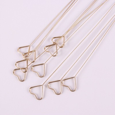 【台灣現貨速發】 新式韓風鐵製 金屬花插｜原裝一包｜卡片插 鐵卡叉