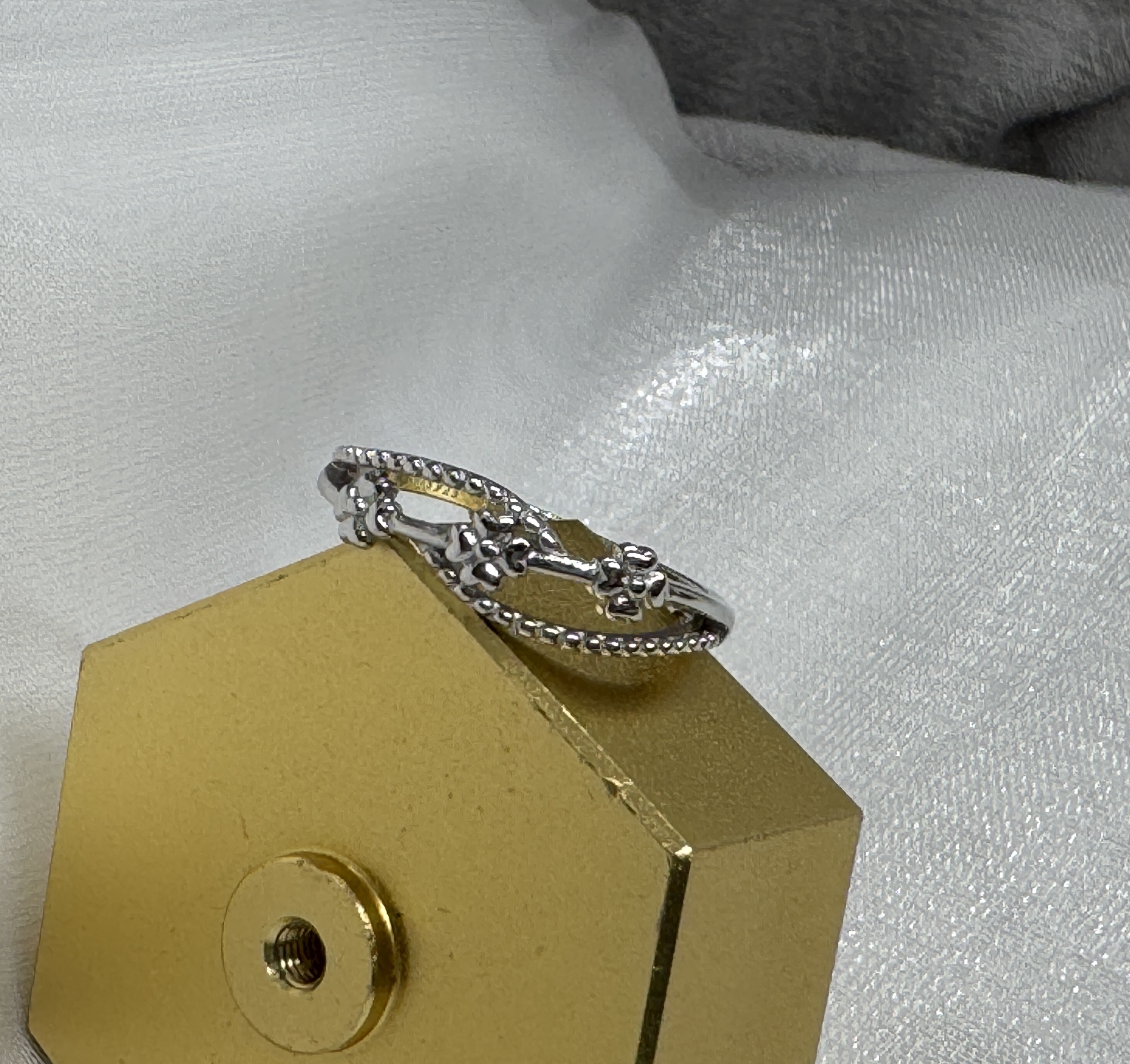 繽花戒 – 純銀戒指