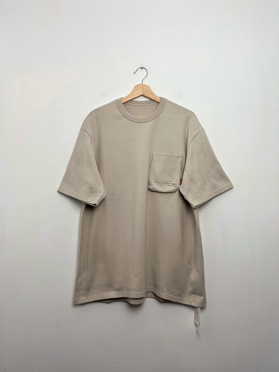 GOOPI “Archetype-01” - 3D Pocket Tee - CREAM SIZE 2
